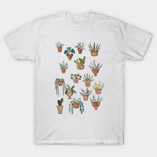 Plant Happy Shirt T-Shirt by Ash Sta. Teresa